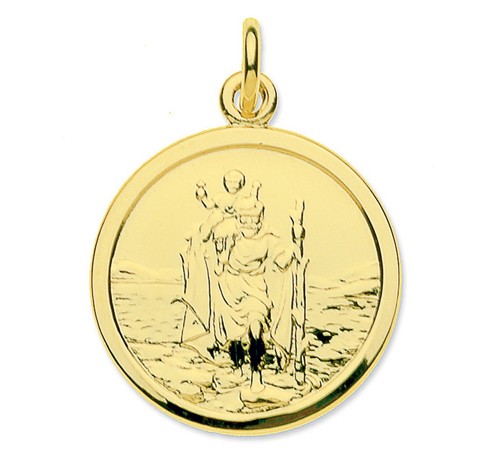 16mm 9ct yellow - st, saint