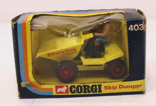 Corgi 403 thwaites tusker - 403, skip