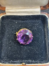 Antique Victorian Gilt Brooch