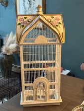 Vintage Birdcage Wood & metal