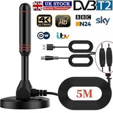 UK Best Portable TV Antenna Indoor Outdoor Digital HD Freeview Aerial Ariel uk