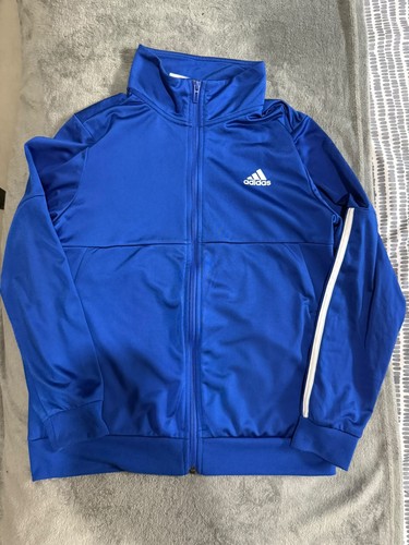 Adidas blue shiny tracksuit - adidas,