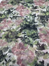 2 Metres Green Rose Floral