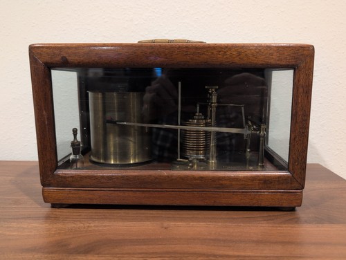 Vintage barograph recording - vintage,