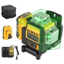 DEWALT Green Laser Level 12V ? Self Leveling IP65 Magnet Pro + Li-on Battery