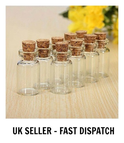 Mini glass bottles - mini, cork