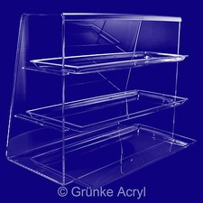 Acrylic counter top No 3 serve over display case cabinet bakery butcher's cake