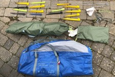 Rare To Find Outwell Montana 6 Front Extension Green Used