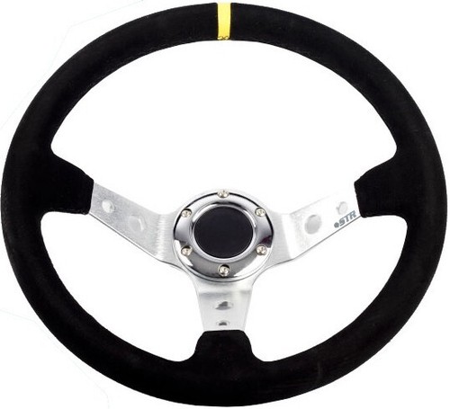 Rally steering wheel - steering, black