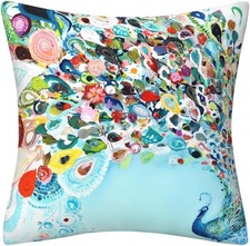 Peacock Cushion Covers 45 x 45