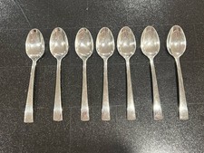 7 Zwilling JA Henckels Dessert Stainless Spoons Stainless 18/10 6 1/2” Teaspoon