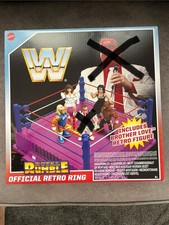 WWE NEW ROYAL RUMBLE RETRO WRESTLING RING BY MATTEL No Bother Love Figure