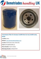 Transmission Filter for Komatsu Forklift-Parts for Any Forklift-Linde, Hyster,