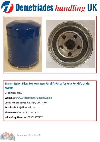 Transmission filter for - transmission,