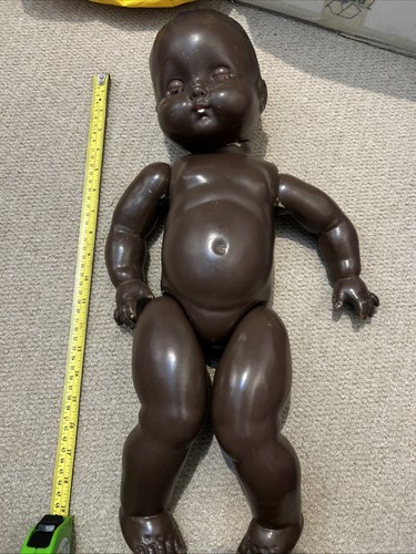 Rosebud baby doll with vintage - doll,