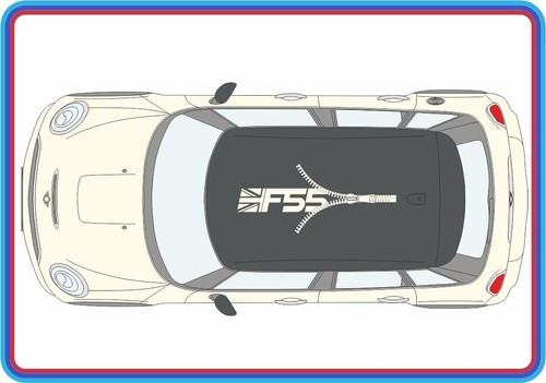 Union jack zip - roof, decal