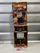 Kamco SATURN 13" GIANT WALKING ROBOT Lite-Up Eyes/4 Missiles Hong Kong 1981