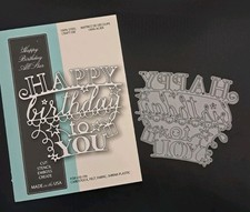 Memory Box Die Happy Birthday