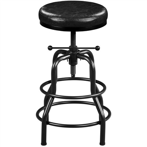 Industrial swivel leather bar - industrial,