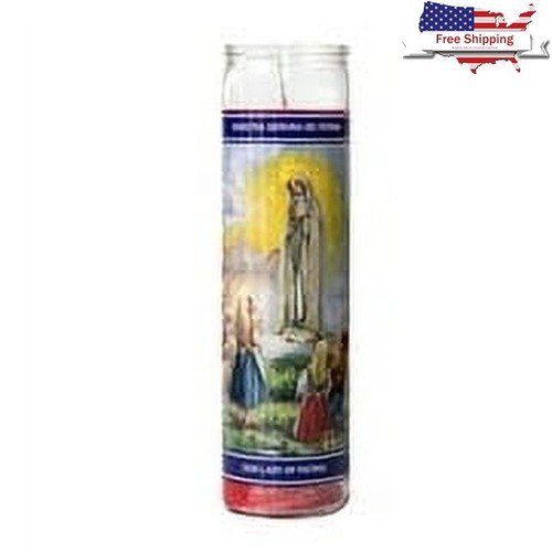 Unscented prayer candle - unscented, glass