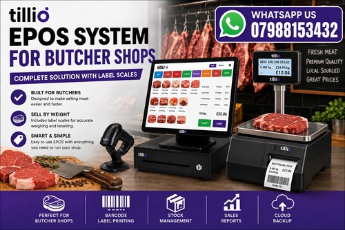 Meat shop halal butcher epos - butcher,