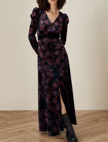 Monsoon victoria velvet maxi - monsoon,