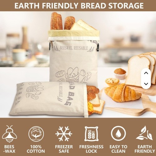 Reusable beeswax bread - bread,