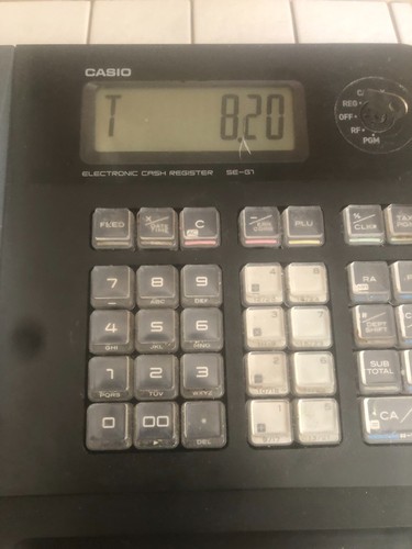 Casio electronic cash - se,