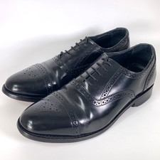 Samuel Windsor Oxford Brogues Black UK Mens Leather Shoes Brogue Smart Capped