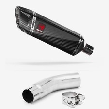 Lextek Slip-on Stainless Steel 300mm Exhaust for Suzuki GSR750 11-16