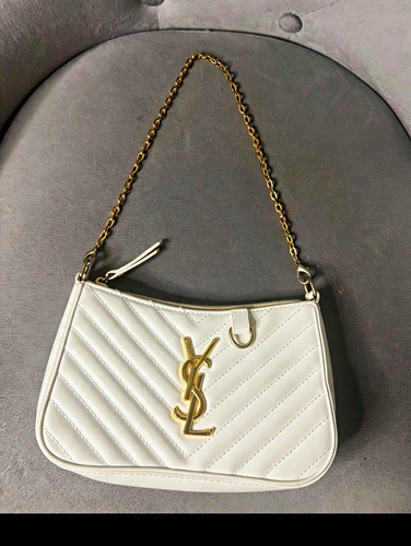 Saint laurent white quilted - laurent,
