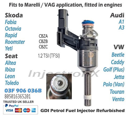 Gdi fuel injector 03f906036b - gdi,