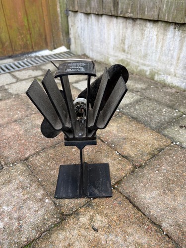Heat powered stove fan - stove,