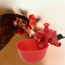  12 PCS Chicken Drinking Fountain Bird Water Drinker Feeder Outdoor