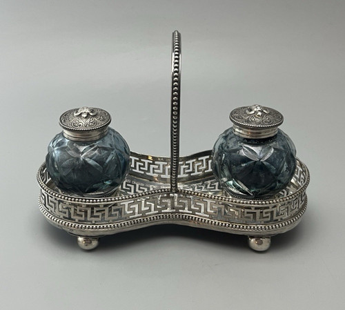George iii silver - ink, stand