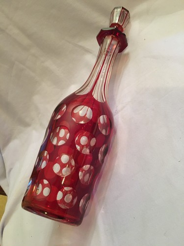 Vintage bohemian cranberry - bohemian,