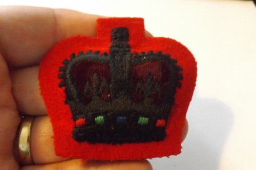 Military cloth badge - badge, warrant