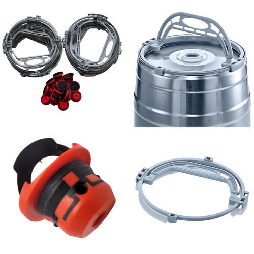 Mini beer keg carry handles - beer,
