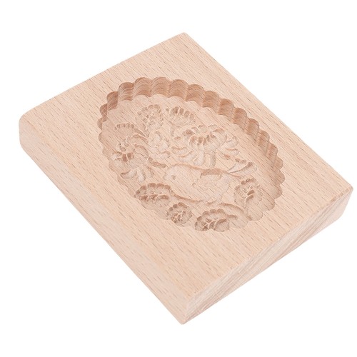 Wooden cookie mold - wooden,