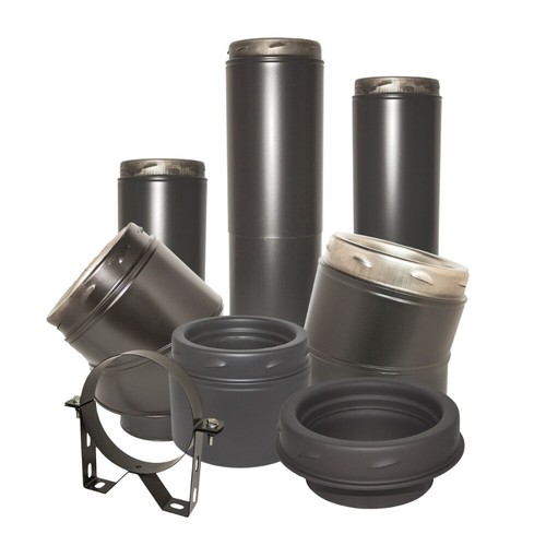Twin wall chimney flue - wall,