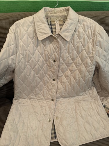 Burberry light beige quilted - beige,