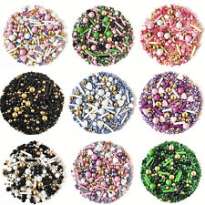 Edible Sprinkles Cake Cupcakes Premium Luxury Gold Silver Pink Varieties Toppers