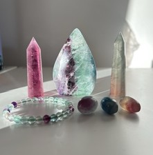 Fluorite Crystal Bundle