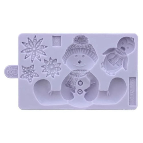 Sitting snowman mould - sitting,