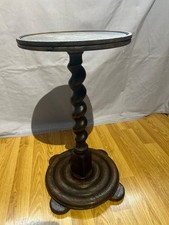 Oak Barley Twist Plant Stand