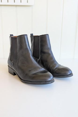 Mango black real leather - mango,