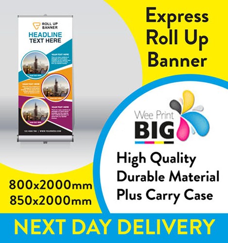 Roller banner display stand - banner,