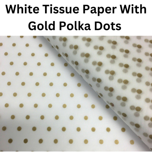 Tissue paper polka dot - dot, 17