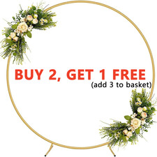 Round hoop balloon arch - 2m,