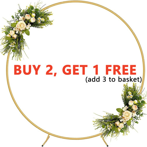 Round hoop balloon arch - 2m,